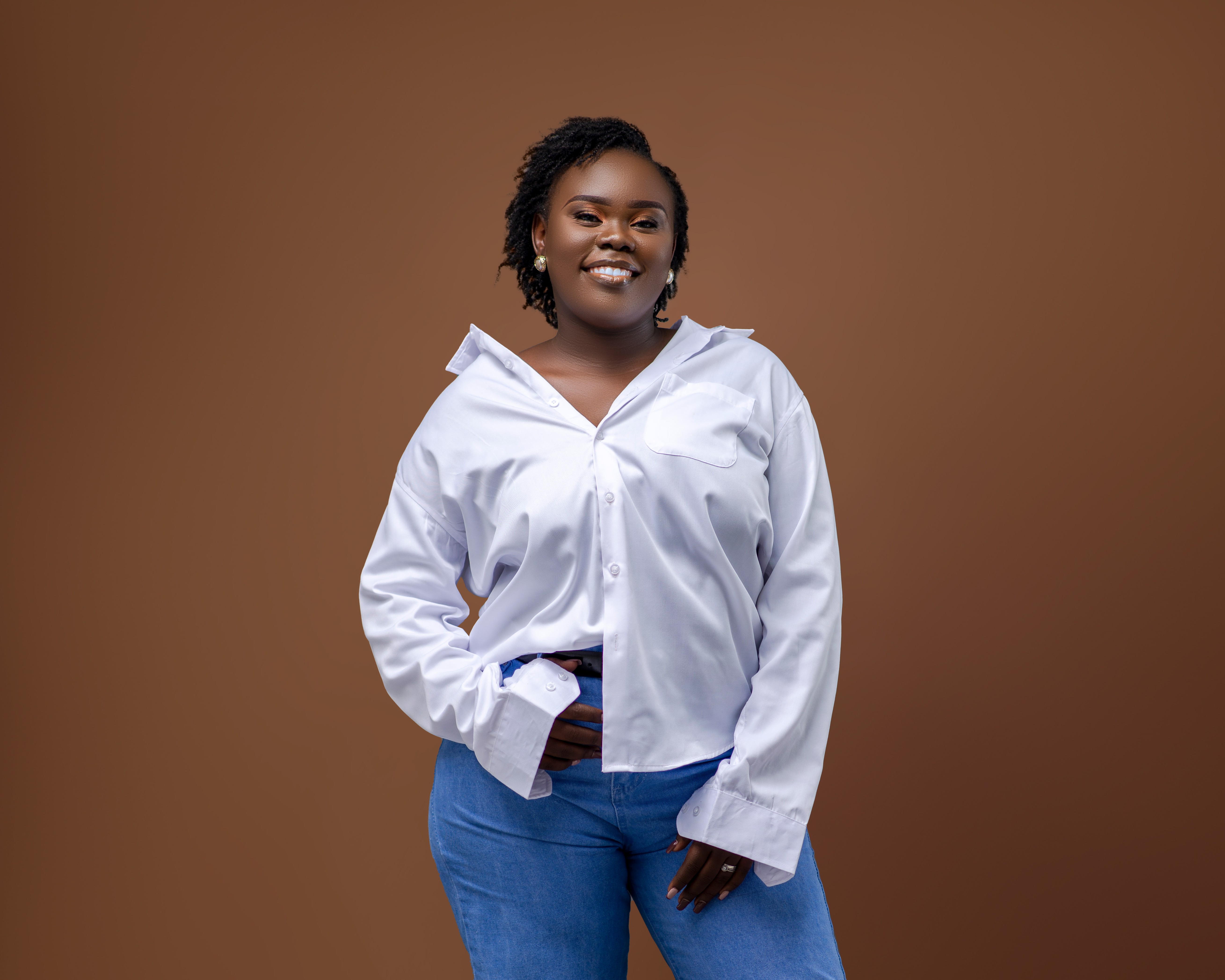 Professional studio portrait session